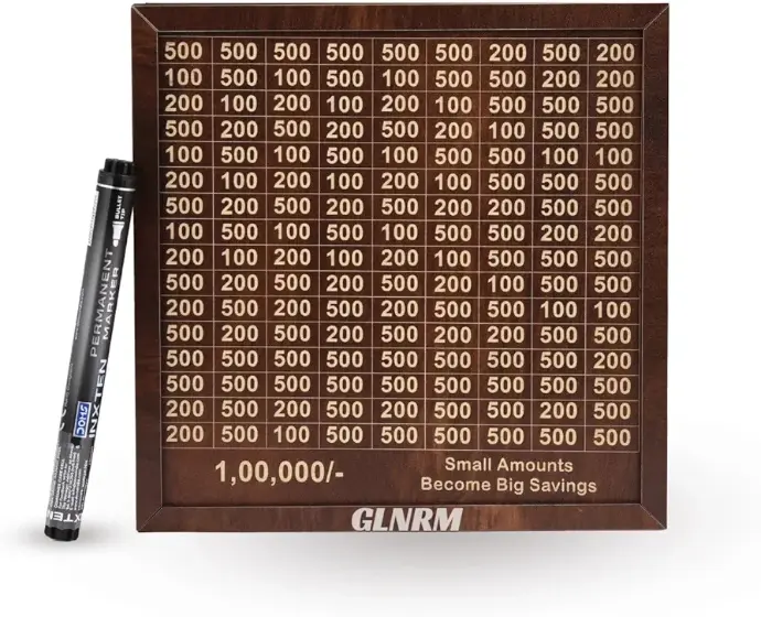 Wooden money bank for kids
