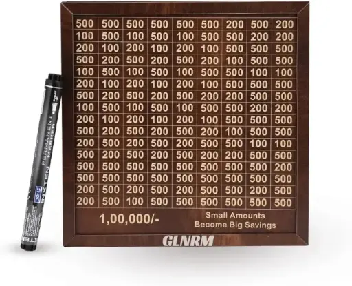 Wooden money bank for kids